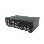CERRXIAN 4 порт 4 ввод 1 мощность видео аудио AV переключатель selector splita box 
