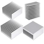 4 шт теплоотвод aluminium .. доска 40mm×40mm×20mm охлаждающий радиатор ласты ... двусторонний лента имеется .. пробег меры heatsink 4