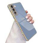  Samsung Galaxy S21 5G кейс [SC-51B | SCG09] металлизированный Rav Heart soft TPU покрытие женщина популярный легкий смартфон кейс re