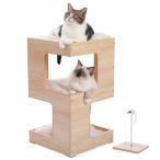PETEPELA(.te.la) башня для кошки из дерева под дерево Mini кошка bed .... кошка домик для кошек низкий .. дом меньше compact мебель i