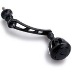 HEIGHTEN 56mm リール ハンドル 32mm ノブ搭載 シマノ ダイワ 通用 スピニングリール 用 Wheel Series (ブラック)