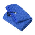 PATIKIL 16"x16" три складывать Golf полотенце вафля образец soft волокно мощный . вода D знак type зажим имеется Golf love . человек предназначенный темно-голубой 