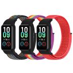 [Onetmpre] нейлон частота. Amazfit Band 7 soft нейлон спорт ремешок регулировка возможный "дышит" для замены напульсник женский мужчина часы 