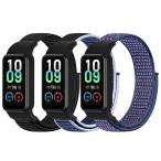 [Onetmpre] нейлон частота. Amazfit Band 7 soft нейлон спорт ремешок регулировка возможный "дышит" для замены напульсник женский мужчина часы 