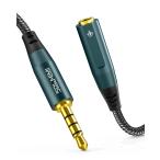 SOLMIMI слуховай аппарат удлинитель 240cm 3.5mm 4 высшее удлинение мужской - женский стерео Mini штекер позолоченный терминал нейлон плетеный аудио cave 