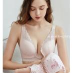 授乳ブラ 2枚セット 前開き ノンワイヤー 授乳 ブラジャー ベービーママ 大きいサイズ インナー 美乳 垂れ防ぎ 産前 産後 ケア マタニティ 授乳兼用