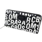 並行輸入品 マークジェイコブス 財布 長財布 ラウンドファスナー レディース ブラック ホワイト MARC JACOBS 4S4SMP012S02 005 BLACK/WHITE 4S4SMP012S02-005