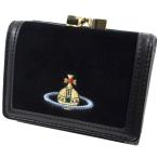 並行輸入品 ヴィヴィアン ウエストウッド Vivienne Westwood がま口 三つ折り財布 レディース EMBROIDERED ORB ヴィーガンレザー 51010018 W00BX N405