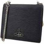 ショッピングViVienne ヴィヴィアンウエストウッド 二つ折り財布 ショルダーウォレット Vivienne Westwood POLLY CARD CASE WITH CHAIN BLACK CAHO-CARD HOLDER 51130003 01837 N402