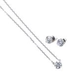 並行輸入品 スワロフスキー ネックレス ペンダント ピアス セット SWAROVSKI レディース Stilla 5647663