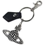並行輸入品 ヴィヴィアンウエストウッド キーリング キーホルダー シルバー ブラック RE-VEGAN HAMMERED ORB Vivienne Westwood 8203010SU OM0009 N403