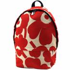 並行輸入品 マリメッコ バッグ リュックサック バックパック レッド×ベージュ ENNI PIENI UNIKKO marimekko 091444-836