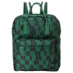 マル二 キッズ バックパック リュックサック MARNI レディース ユニセックス M00633 M00RI 0M523 大人もOK マキシロゴプリント グリーン系 ガールズ ボーイズ