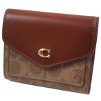 ショッピングコーチ 財布 並行輸入品 コーチ 財布 ミニ財布 三つ折り財布 ウィン カラーブロック シグネチャー タン ラスト COACH C2329 B4NQ4