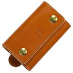 並行輸入品 イルビゾンテ キーケース IL BISONTE レディース メンズ ユニセックス SKH045 PG0001 CA101B キーリング付 6連  CARAMEL ヤキヌメ C0966P145