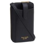 並行輸入品 ケイトスペード ショルダーバッグ レディース スマホショルダー レザー ブラック MORGAN PHN XBDY KE348 001 kate spade ke348-001