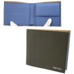 ポールスミス 財布 二つ折り財布 メンズ ダークグリーン系 LEATHER PAUL SMITH M1A-4833-LSTRGS-63