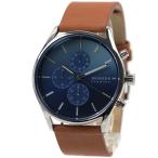 スカーゲン 腕時計 メンズ クロノグラフ ホルスト ブルーグラデーション×ブラウン SKAGEN HOLST SKW6732