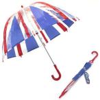 フルトン FULTON C605 021118 Funbrella-4 Union Jack 子供用 キッズ用 ビニール傘 長傘 ユニオンジャック柄 バードケージ ミニ アンブレラ