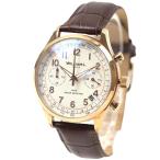 並行輸入品 ウィリアム エル 1985 腕時計 クロノグラフ 日付カレンダー ダブルドーム型ミネラルガラス 日本製ムーブメント 本革 蓄光 夜光 WLOR01BCORCM