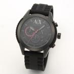 ARMANI EXCHANGE アルマーニエクスチェンジ メンズ腕時計 メンズ・オールブラック・クロノグラフ・ラバーストラップウオッチ AX1212