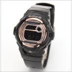 CASIO カシオ Baby-G ベビーG 海外モデル デジタル レディース腕時計 ブラック×ピンクゴールド BG-169G-1