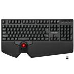 ELECOM ELECOM トラックボール付き無線フルキーボード TK-TB01DMBK