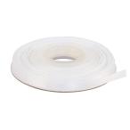 [IDECORRIBBONS] ширина длина 6mm шелковый атлас лента длина длина 22m # 029 белый 