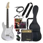 PhotoGenic электрогитара начинающий введение вход комплект ST модель ST-180/SV серебряный [ мягкий чехол / защита / усилитель /chu