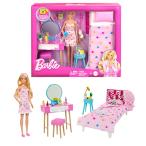 マテル(MATTEL) バービー(Barbie) バービー かわいいピンクなベッドルーム/映画「バービー」に登場! ? 【着せ替え人形 プレイセ