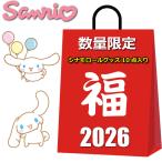 サンリオ シナモロール グッズ 2026 福袋 レディース キッズ ラッキーバッグ 10点入り 9800円 雑貨 シナモン クリスマス プレゼント 2025 女性 爆買