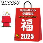 スヌーピー グッズ 2025 福袋 レディース キッズ 中身が見える 4点入り 1800円 エコバッグ コインケース ソックス 靴下