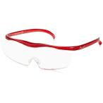 Hazuki ハズキルーペ ラージ 1.6倍 クリアレンズ ルビー