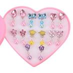 Bhjdok детский серьги комплект зажим тип уголок украшение девочка игрушка .. sama Jerry аксессуары уголок . боль . нет день рождения подарок 