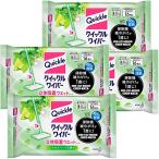 まとめ買いクイックルワイパー フロア用掃除道具 立体吸着ウエットシート シトラスハーブの香り 16枚入×4個