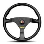 正規輸入品　MOMOヴェローチェ350mmBK新品未使用 MOMO MOMO モモ VELOCE RACING 350mm V-1 （ブラック） 343mm ハンドル