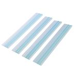 HEIAN SHINDO 家具転倒防止マット(家具転倒防止突っ張り棒と併用推奨) 耐震マット 防災グッズ クリア 長さ120cm(30cm×4枚