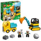 ショッピングレゴ レゴ (LEGO) おもちゃ デュプロ トラックとショベルカー 男の子 女の子 子供 赤ちゃん 幼児 玩具 知育玩具 誕生日 プレゼント ギフト