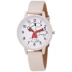 [フィールドワーク] 腕時計 アナログ スヌーピー ローリングハンドウォッチ 革ベルト 白 文字盤 PNT015-1 レディース ホワイト