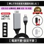 iphone HDMI 変換 ケーブル 電源 設定 不要 変換アダプター iPhone / iPad / iPodをテレビ出力 iOS15対応 2m iPhone HDMI 変換 高画質 1080P 変換ケーブル