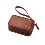 エレコム ELECOM IQOS アイコス用 ケース カバー オールインワンソフトレザーポーチ ブラウン ET-IQAP2BR