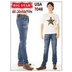 ショッピングKOOS BIG STAR JEANS BS-JARCHETYPE 16U 7046 ビッグスター 赤耳セルビッチデニム グリームウォッシュジーンズ SLIM FIT STRAIGHT