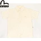 ショッピングEVISU EVISU JEANS USED POLO SHIRTS ゴールド カモメマーク エヴィス ジーンズ GOLD MARK レギュラー フィット アイボリー ポロシャツ 日本ブランド