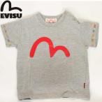 ショッピングEVISU EVISU JEANS USED TEE JUNIOR SIZE TRADE KAMOME MARK GRAY エヴィス ジーンズ ORIGINAL MARK レギュラー フィット ユーズド Tシャツ 日本ブランド