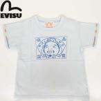 EVISU JEANS USED TEE JUNIOR SIZE 品質保証 TRADE MARK SAX エヴィス ジーンズ ORIGINAL MARK レギュラー フィット ユーズド Tシャツ 日本ブランド