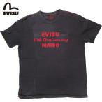 EVISU JEANS USED 半袖 Tシャツ エヴィス ジーンズ レディース トップス 刺繍 ブラック ユーズド カモメマーク 戎 チェーン刺繍 日本ブランド カットソー