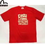 EVISU JEANS USED EVISU DONNA BACKSTAGE AW2003ロゴTシャツ レッド Tシャツ 半袖Tシャツ エヴィスTシャツ