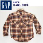 GAP USED JUNIOR FLANNEL SHIRT Kids Osyare Check Shirts ギャップ ジュニア ネルシャツ ユーズド ベーシック ジュニア 子供用
