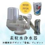 【フリーサイエンス正規代理店】　素粒水　浄水器　ワンウォーターECO　沖縄県産塩と沖縄限定デザイン雪塩　プレゼント（条件あり）　※送料無料