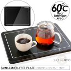 ホットプレート 保温プレート フードウォーマー ビュッフェプレートNEO 電気保温プレート 最後まで温かいまま美味しく 鍋の直置きOK RM-109A